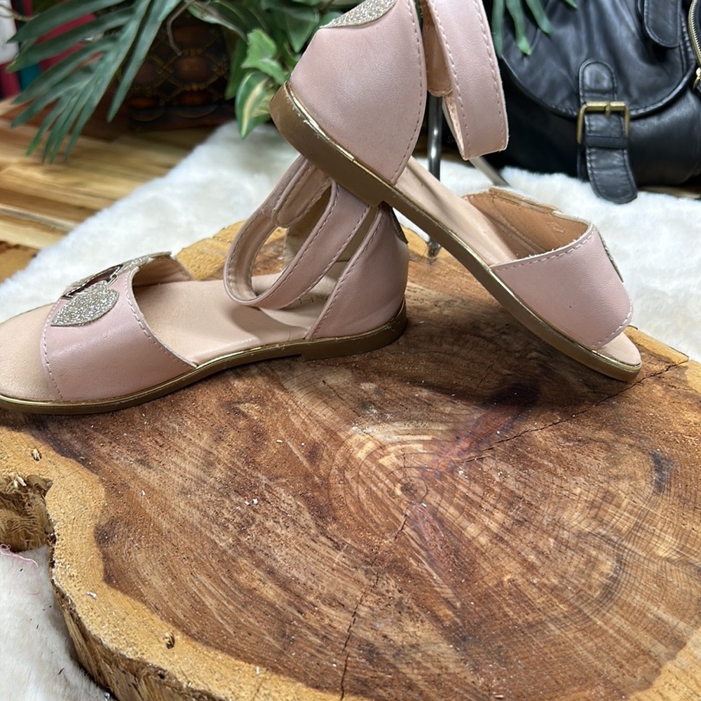 Tahari sandals‎ rose gold girls size 9
